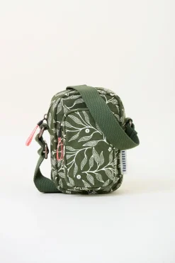 Brakeburn Orchard Leaf Small Pouch Cross Body Bag Green Best Sale