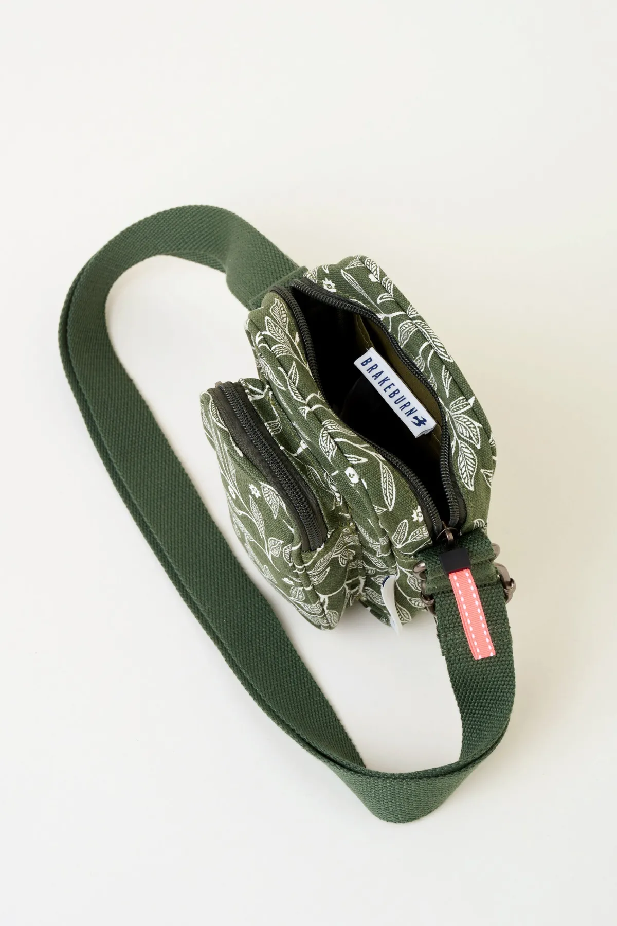 Brakeburn Orchard Leaf Small Pouch Cross Body Bag Green Best Sale