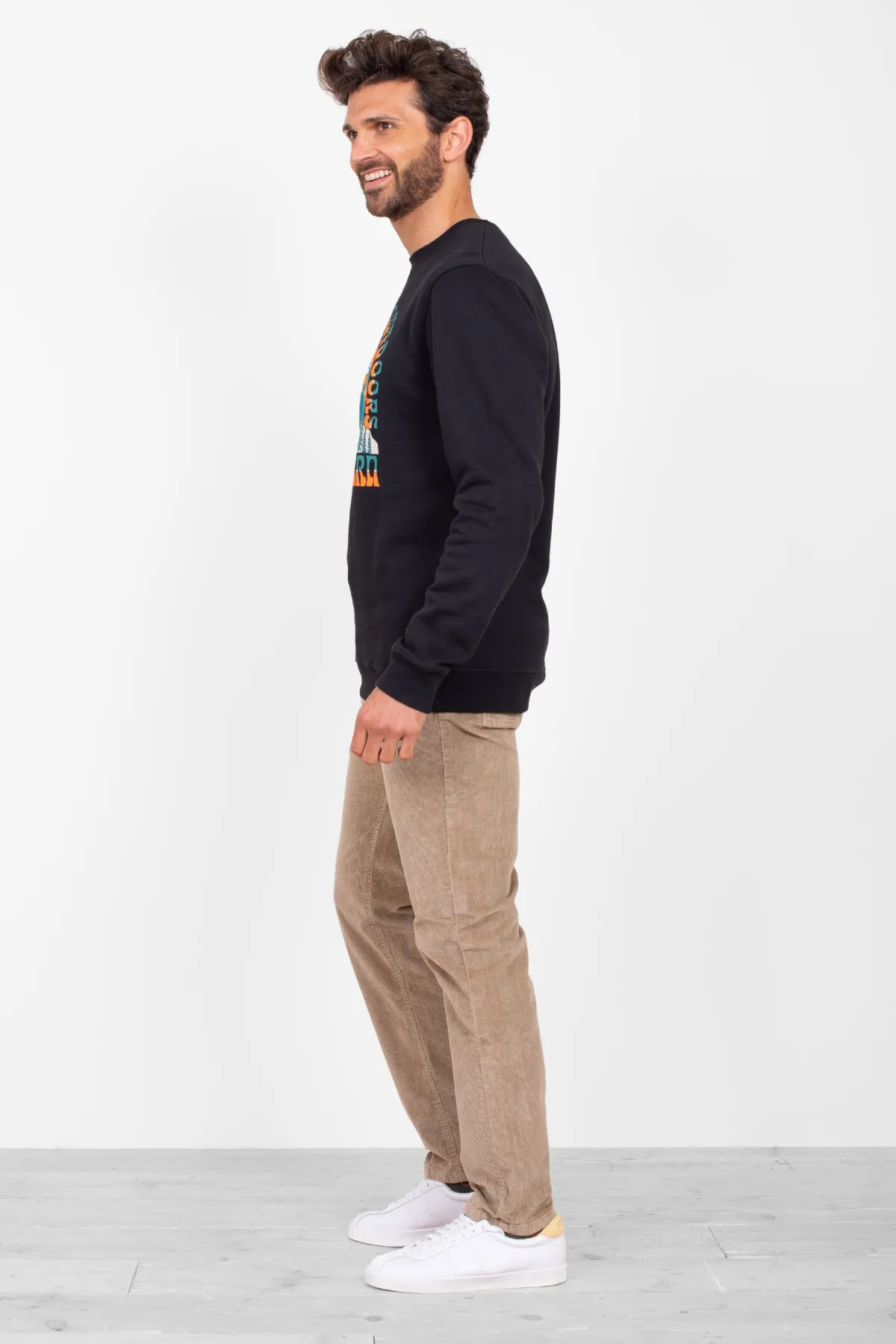 Brakeburn Outdoor Crew Neck Sweat Black Cheap