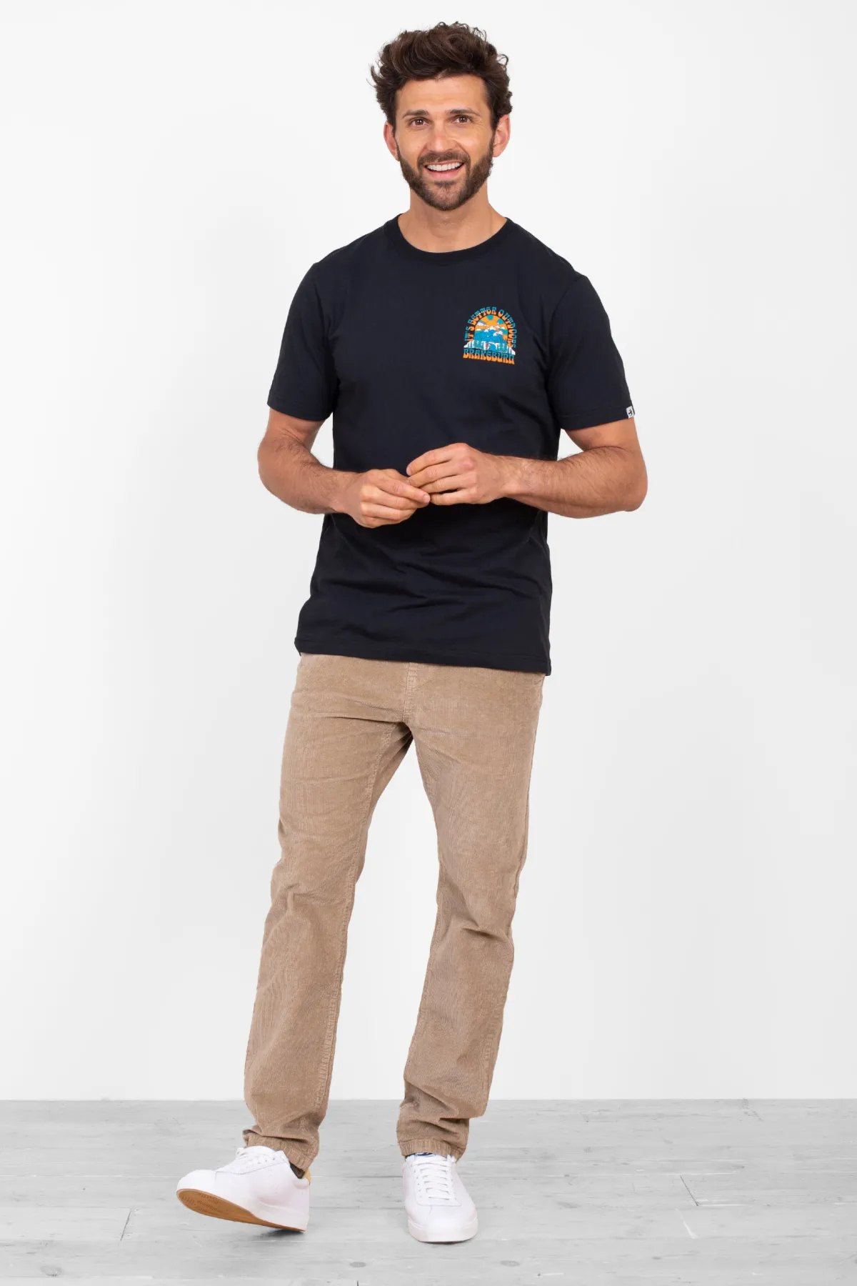 Brakeburn Outdoor Tee Black Hot