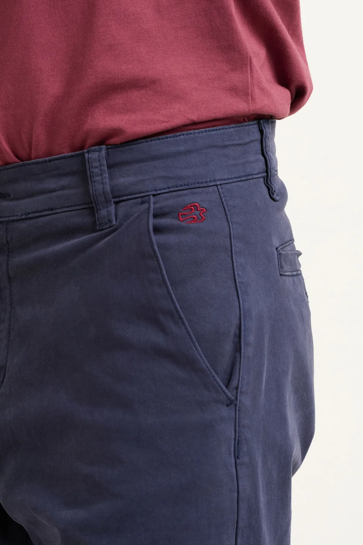 Brakeburn Outer Space Fixed Waist Pants Navy Fashion