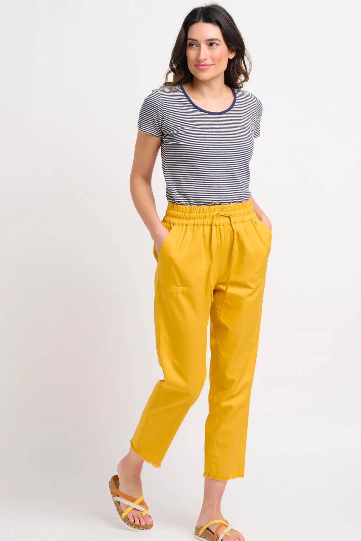 Brakeburn Pari Woven Joggers Yellow Store