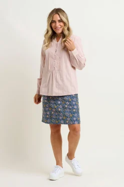 Brakeburn Peony Blouse Pink Best Sale