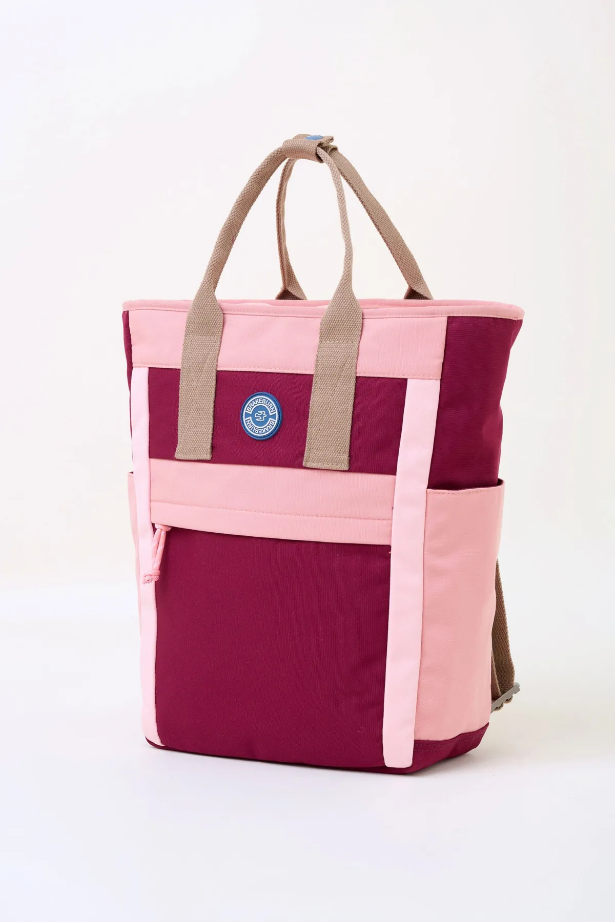 Brakeburn Pink Handbag Backpack Burgundy Fashion