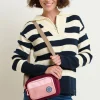 Brakeburn Pink Medium Camera Cross Body Bag Burgundy New