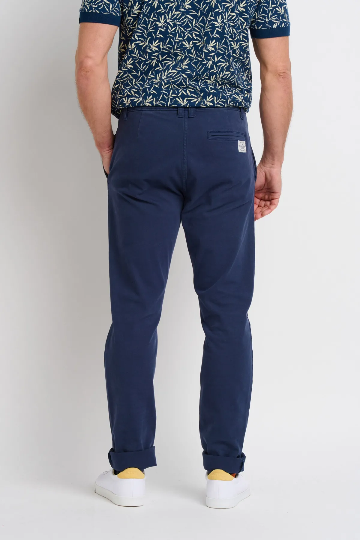 Brakeburn Pleat Front Chinos Navy Hot
