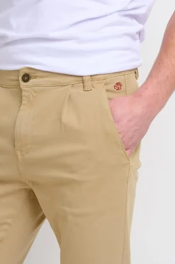 Brakeburn Pleat Front Chinos Beige Fashion