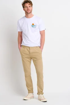 Brakeburn Pleat Front Chinos Beige Fashion