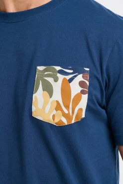 Brakeburn Pocket Print Tee Multicoloured Clearance