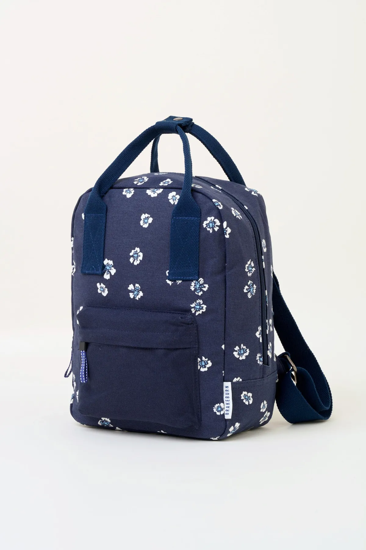 Brakeburn Polka Flora Classic Backpack Navy Best