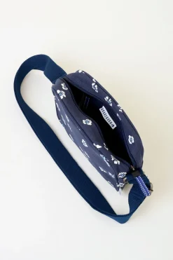 Brakeburn Polka Flora Medium Camera Cross Body Bag Navy Hot