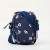 Brakeburn Polka Flora Small Pouch Cross Body Bag Navy Hot