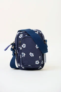Brakeburn Polka Flora Small Pouch Cross Body Bag Navy Hot