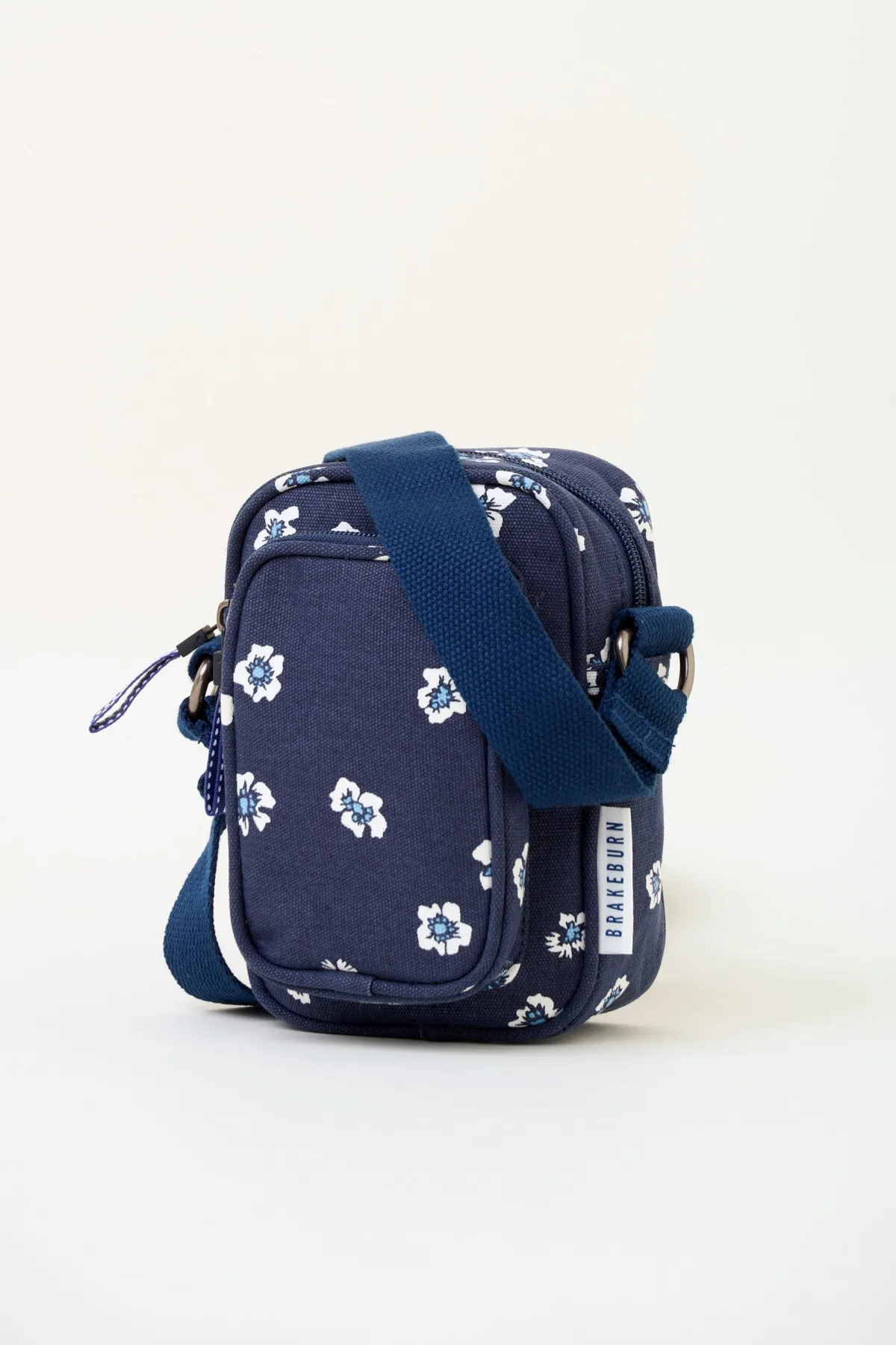 Brakeburn Polka Flora Small Pouch Cross Body Bag Navy Hot