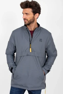 Brakeburn Pullover Jacket Grey Hot