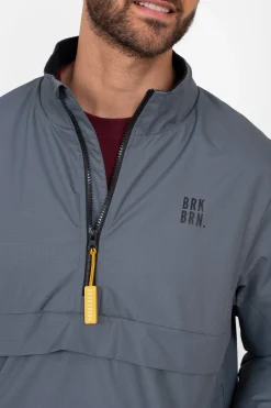 Brakeburn Pullover Jacket Grey Hot