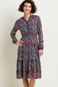 Brakeburn Regan Midi Dress Black Discount