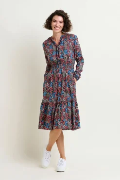 Brakeburn Regan Midi Dress Black Discount
