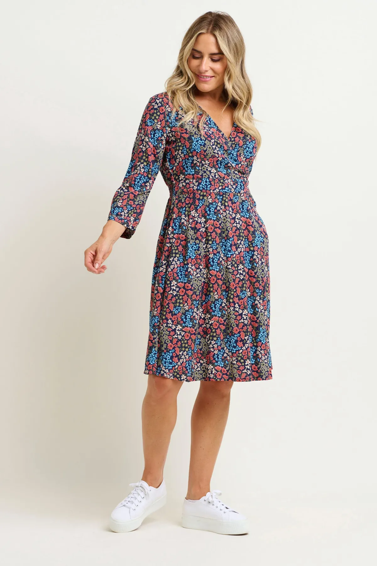 Brakeburn Regan Wrap Dress Black Sale