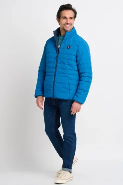 Brakeburn Reversible Puffer Jacket Blue Fashion