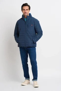 Brakeburn Reversible Puffer Jacket Blue Fashion