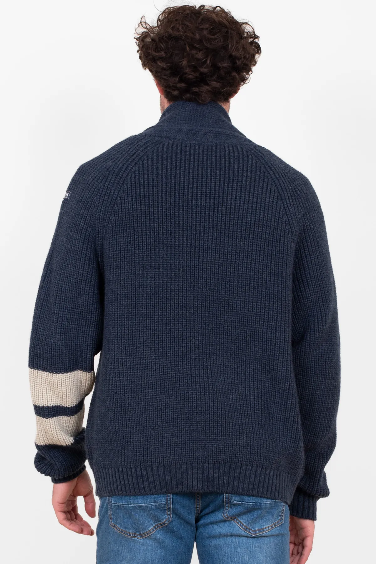Brakeburn Ribbed Cardigan Navy Cheap