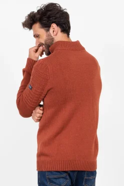 Brakeburn Rust Quarter Zip Orange Cheap