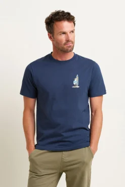 Brakeburn Seagull Tee Navy Hot