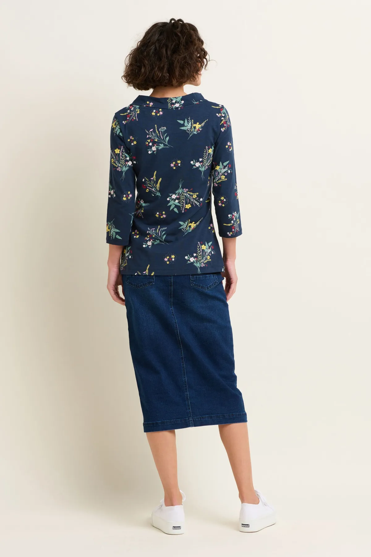 Brakeburn Spring Bunches 3 Quarter Sleeve Tee Multicoloured Hot
