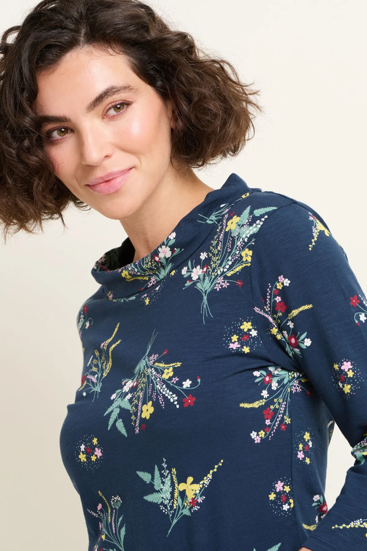 Brakeburn Spring Bunches 3 Quarter Sleeve Tee Multicoloured Hot