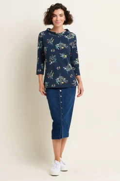Brakeburn Spring Bunches 3 Quarter Sleeve Tee Multicoloured Hot