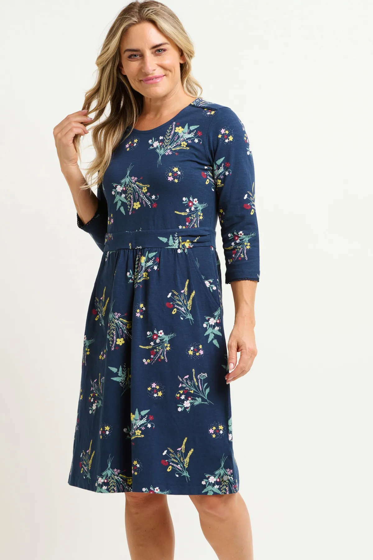 Brakeburn Spring Bunches Tea Dress Multicoloured Sale