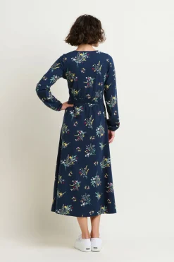 Brakeburn Spring Bunches Wrap Maxi Dress Multicoloured Hot