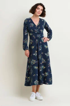 Brakeburn Spring Bunches Wrap Maxi Dress Multicoloured Hot