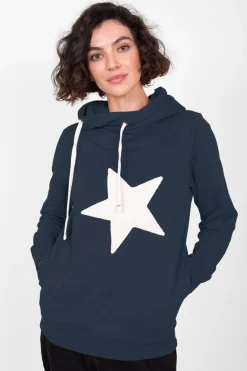 Brakeburn Star Elise Hoodie Navy Discount