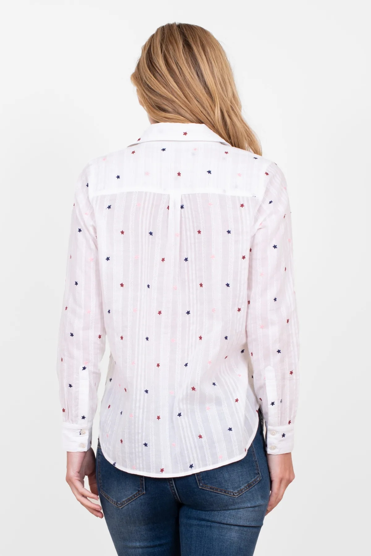 Brakeburn Star Shirt White New