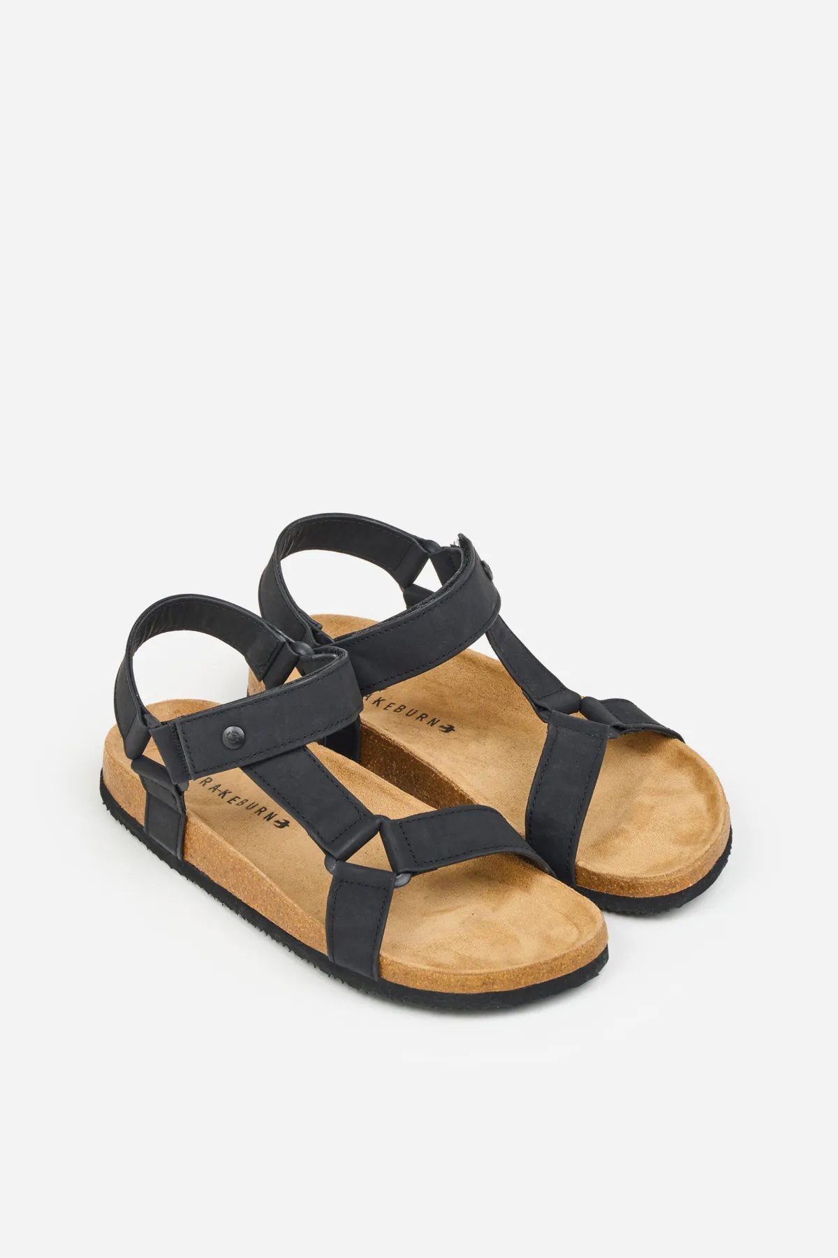 Brakeburn Strappy Sandals Black Fashion