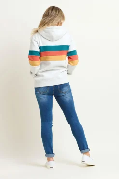 Brakeburn Stripe Elise Hoodie Multicoloured Best Sale