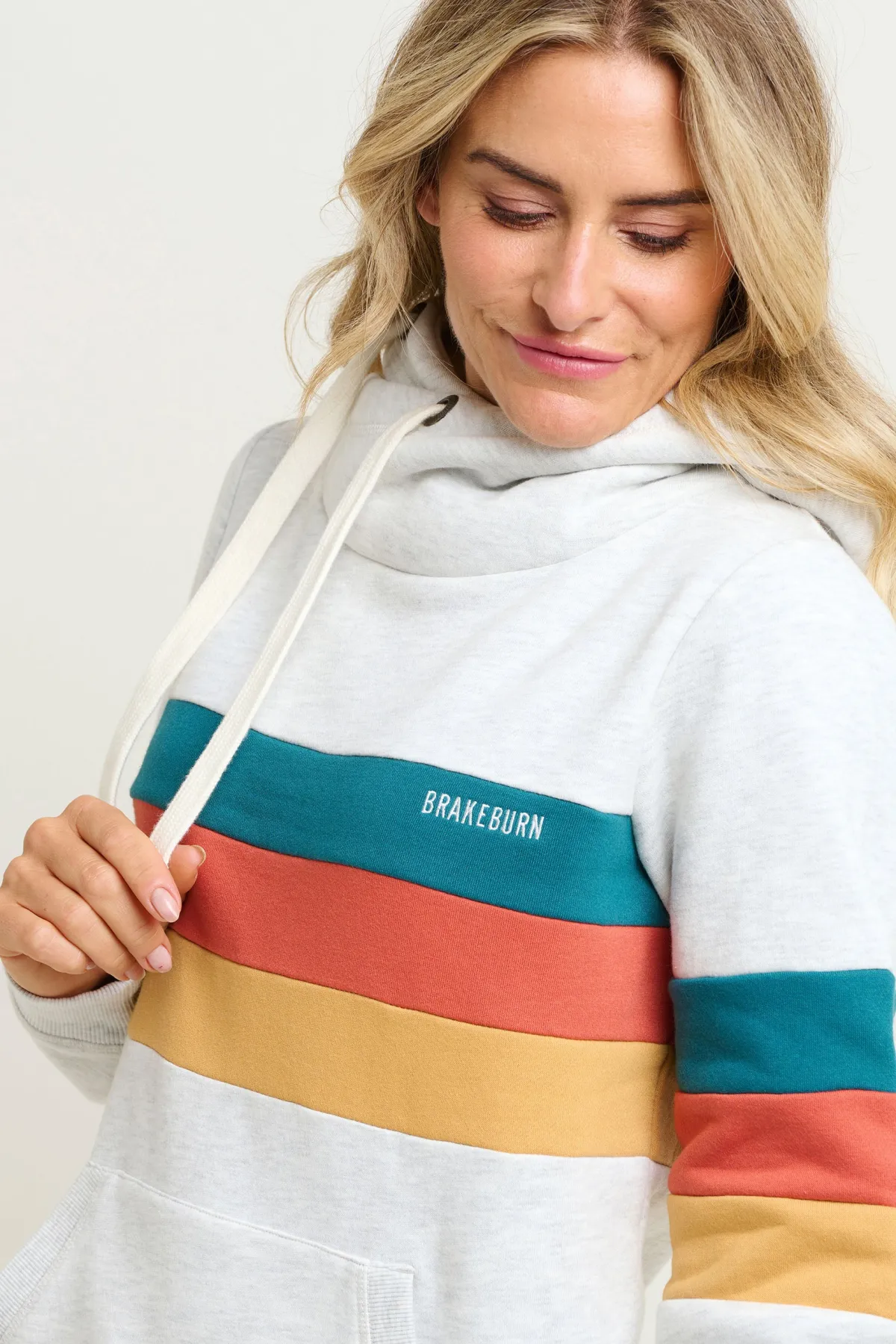 Brakeburn Stripe Elise Hoodie Multicoloured Best Sale