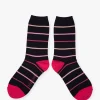 Brakeburn Stripe Socks Black Best Sale