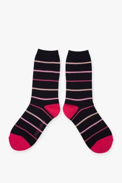 Brakeburn Stripe Socks Black Best Sale