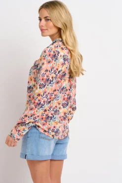 Brakeburn Summer Blooms Shirt Coral Online