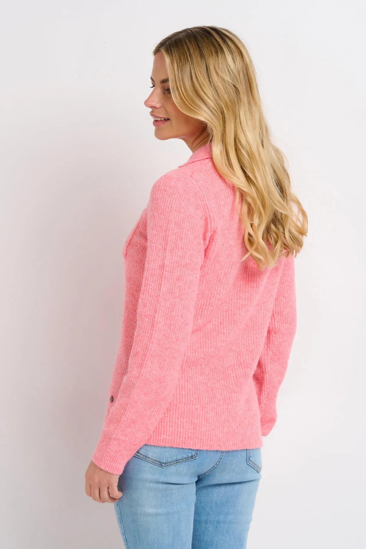 Brakeburn Sunrise Collar Knit Pink Fashion