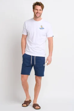 Brakeburn Surf Seagull Tee Blue Clearance