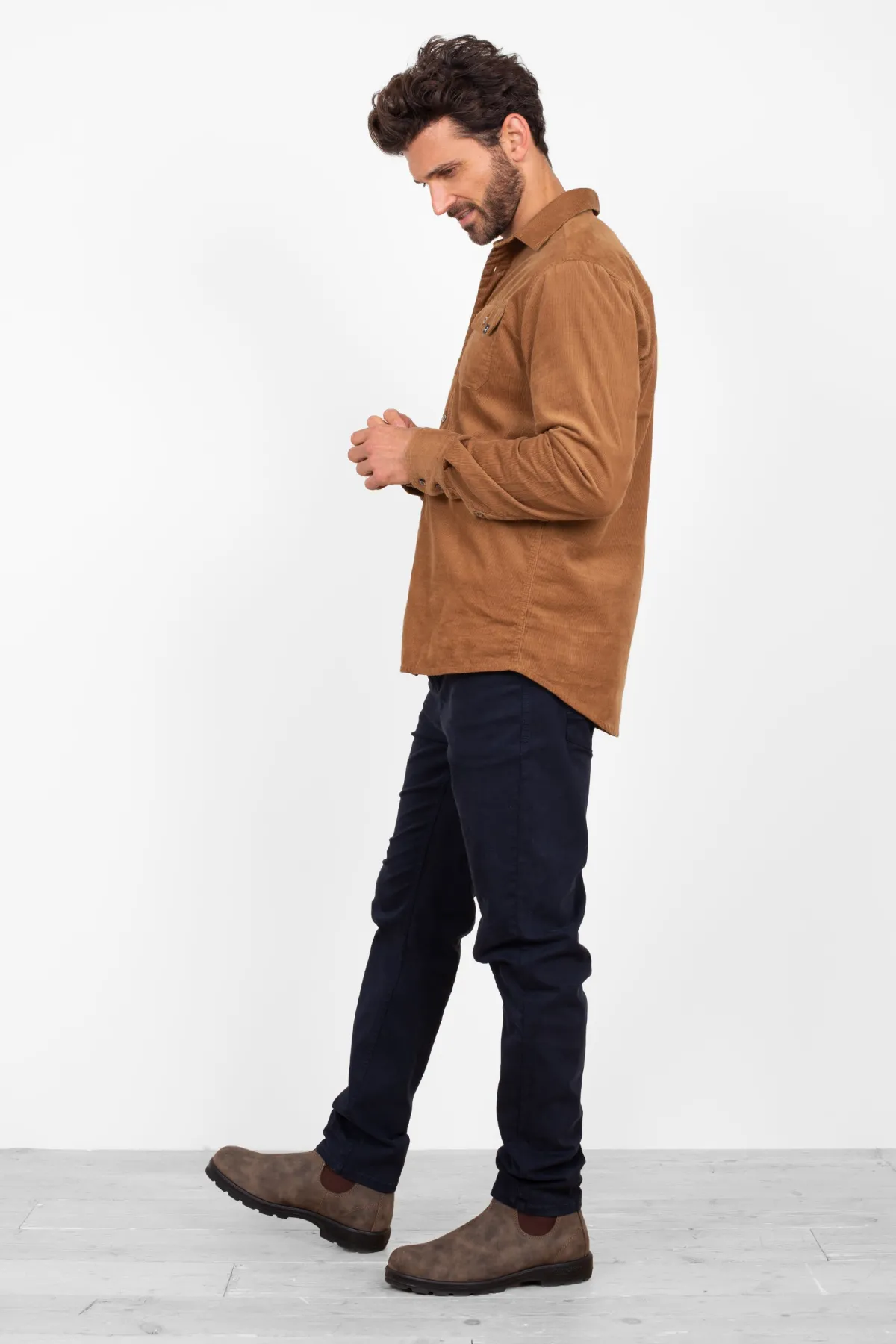 Brakeburn Tan Cord Shirt Beige Sale