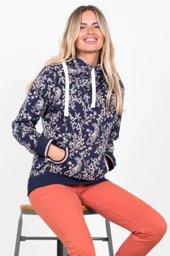 Brakeburn Tiger Hoodie Navy Discount