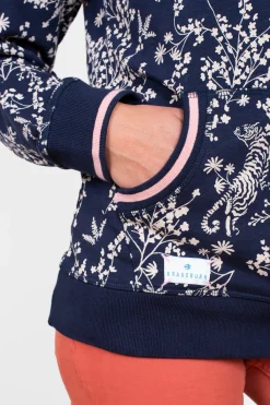 Brakeburn Tiger Hoodie Navy Discount