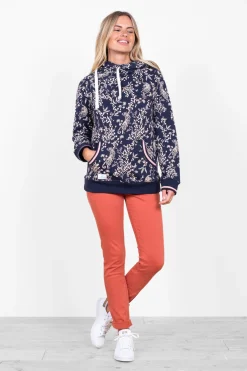 Brakeburn Tiger Hoodie Navy Discount