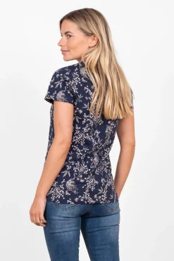 Brakeburn Tiger T-Shirt Navy Hot