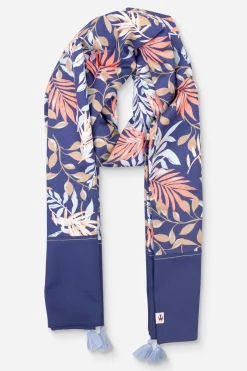 Brakeburn Trailing Tropics Scarf Blue Outlet